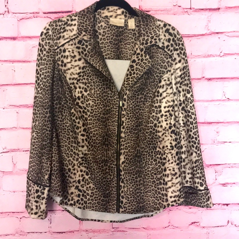 Chico’s Cheetah Jacket
